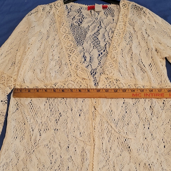 Cotton lace sweater - Picture 6 of 12